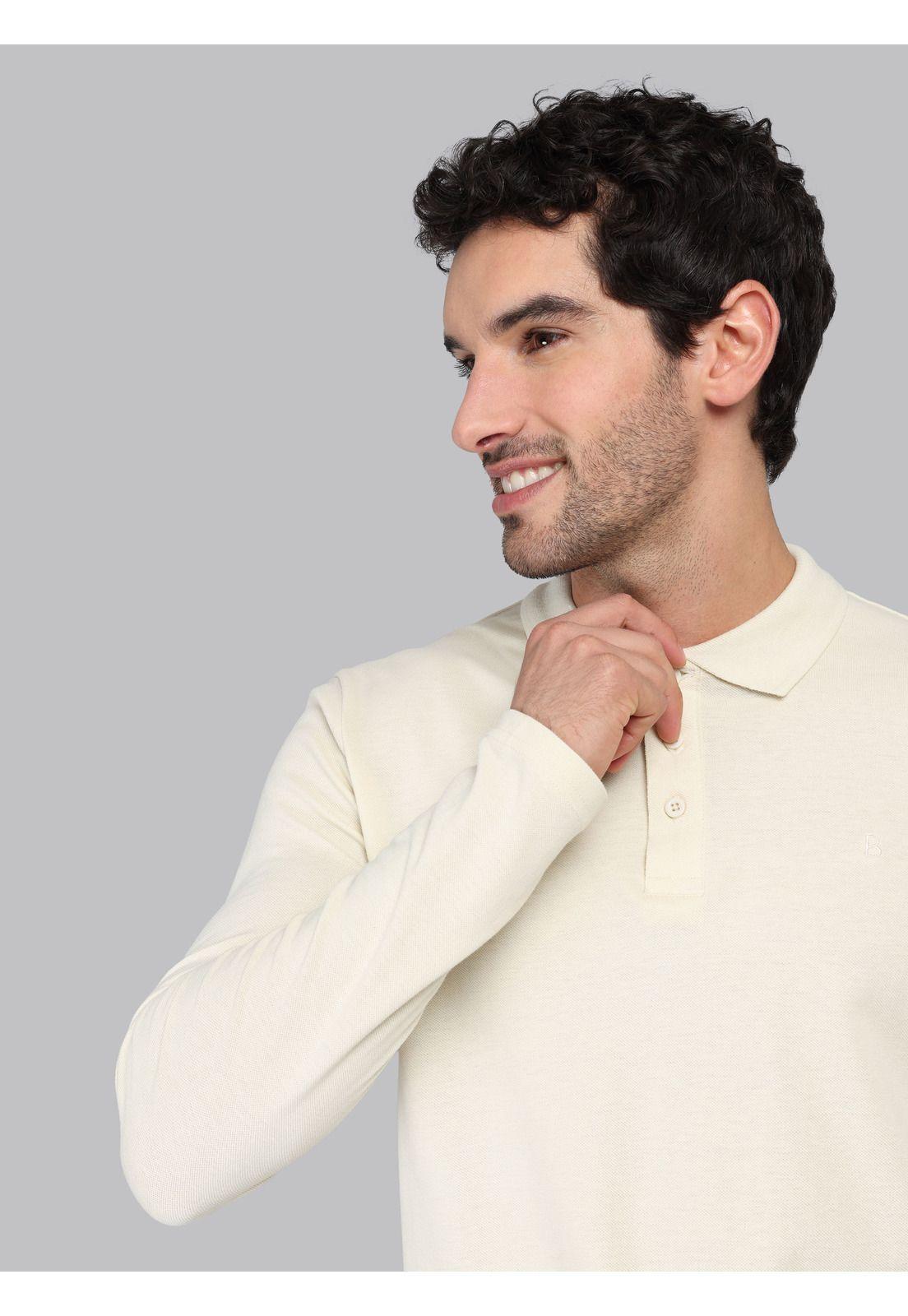 Polera Piqué Regular Fit Beige Piero Butti PBCIK95BE-2