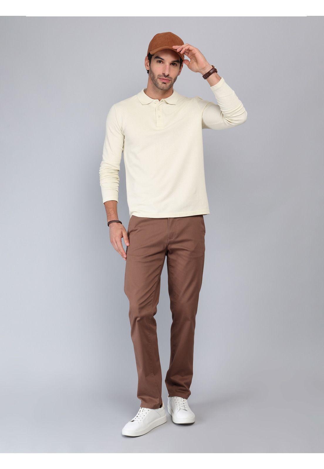 Polera Piqué Regular Fit Beige Piero Butti PBCIK95BE-3