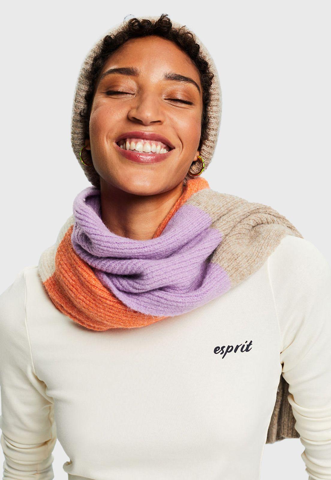 Set De Regalo Gorro Y Bufanda De Punto Acanalado Mujer Esprit-4