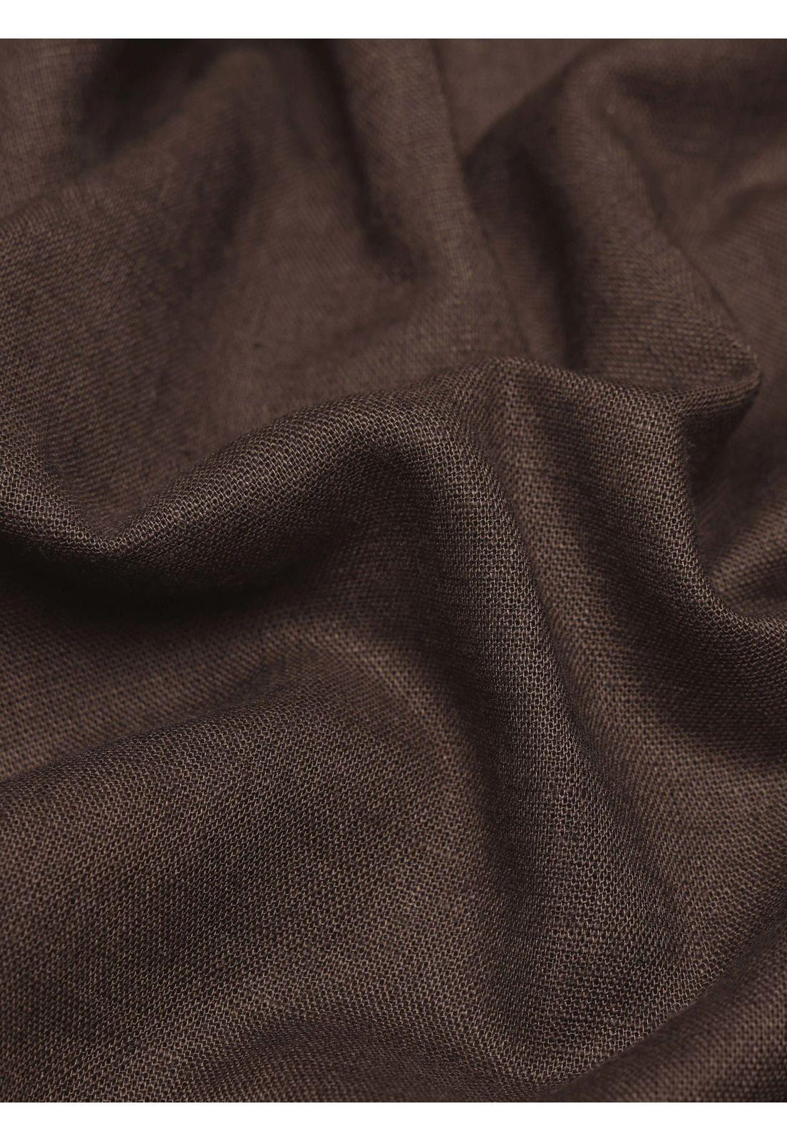Camisa Lino Algodón Regular Fit Café Arrow CM34051CA-7