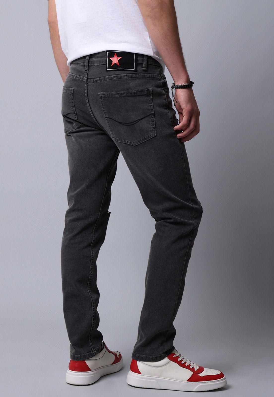 Jeans Slim Fit Hombre Soviet SJEH621GR-4