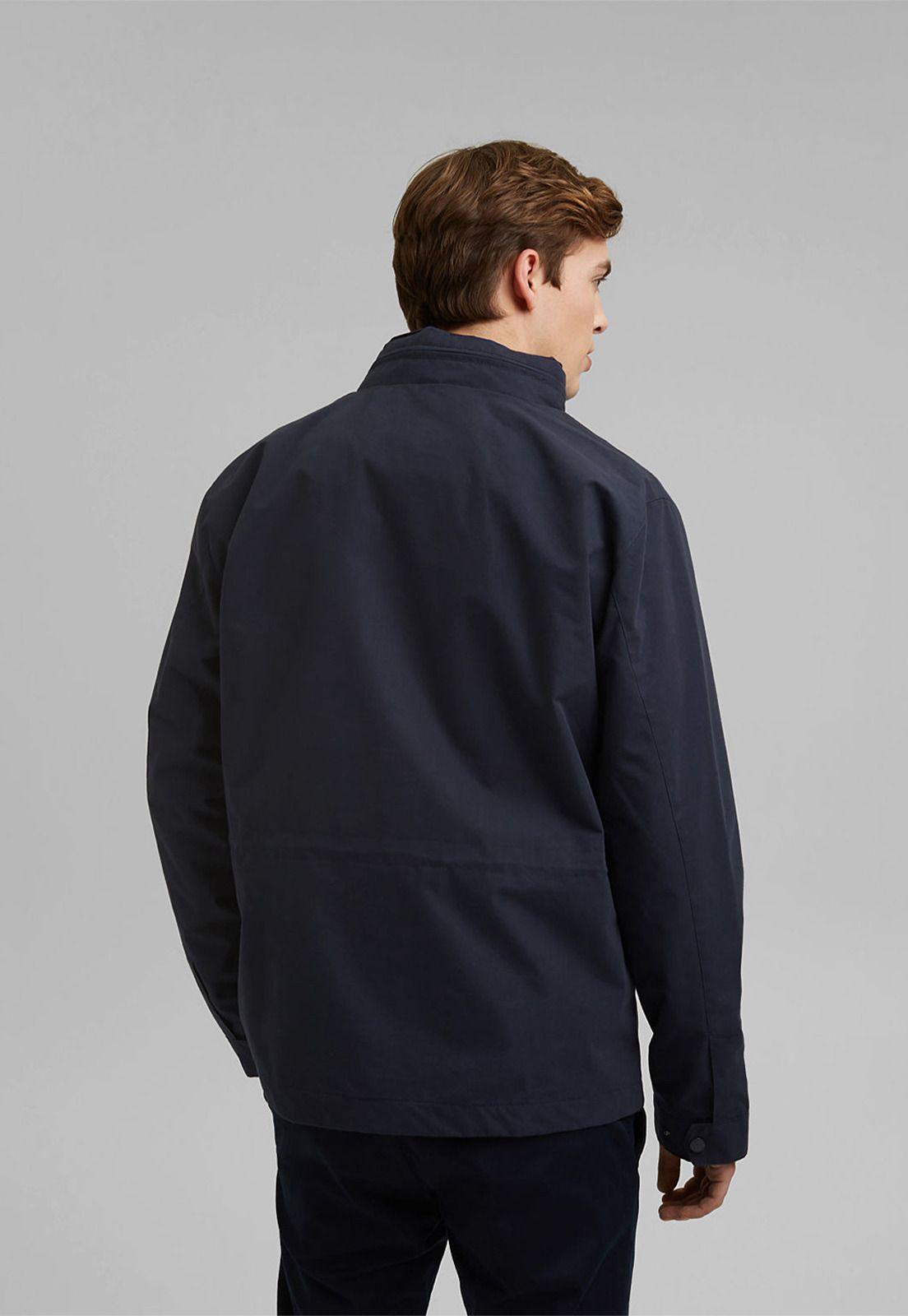 Chaqueta Hombre Impermeable Esprit Azul oscuro-5