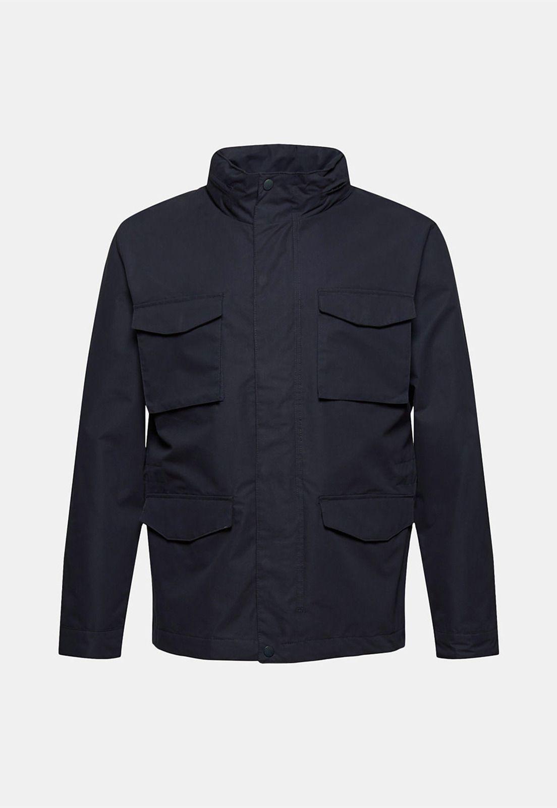 Chaqueta Hombre Impermeable Esprit Azul oscuro-7