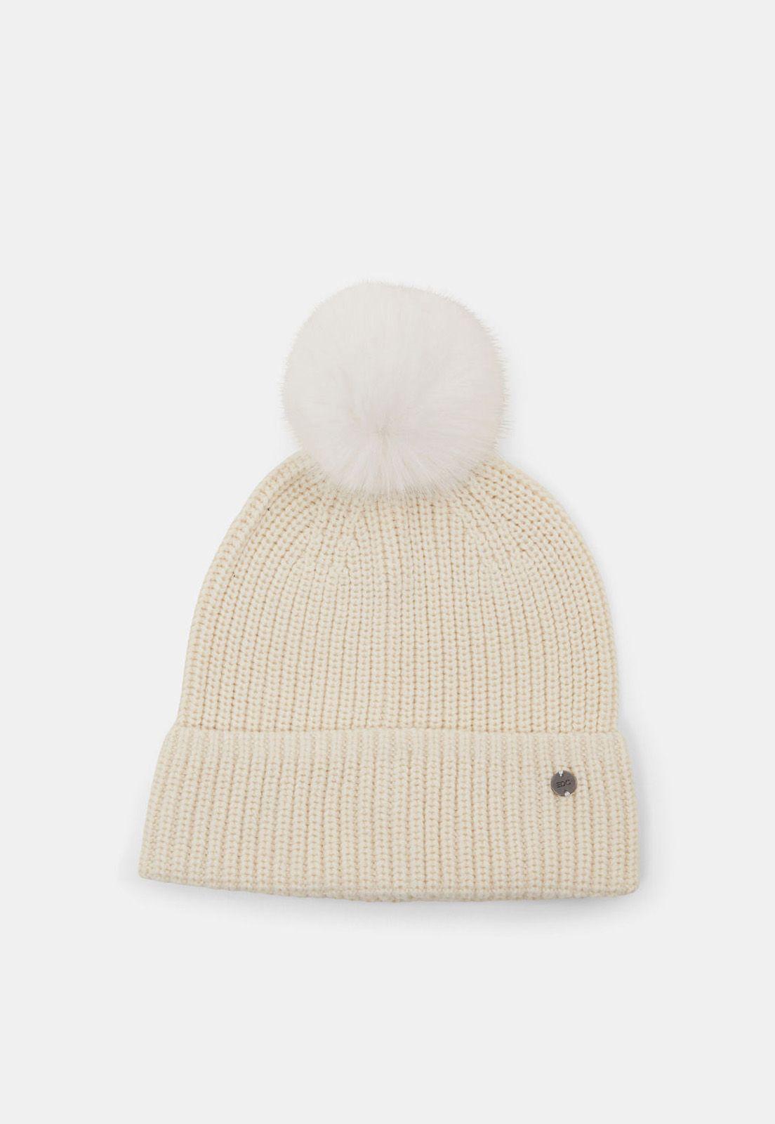 Gorro De Punto Con Pompón Mujer Esprit-0