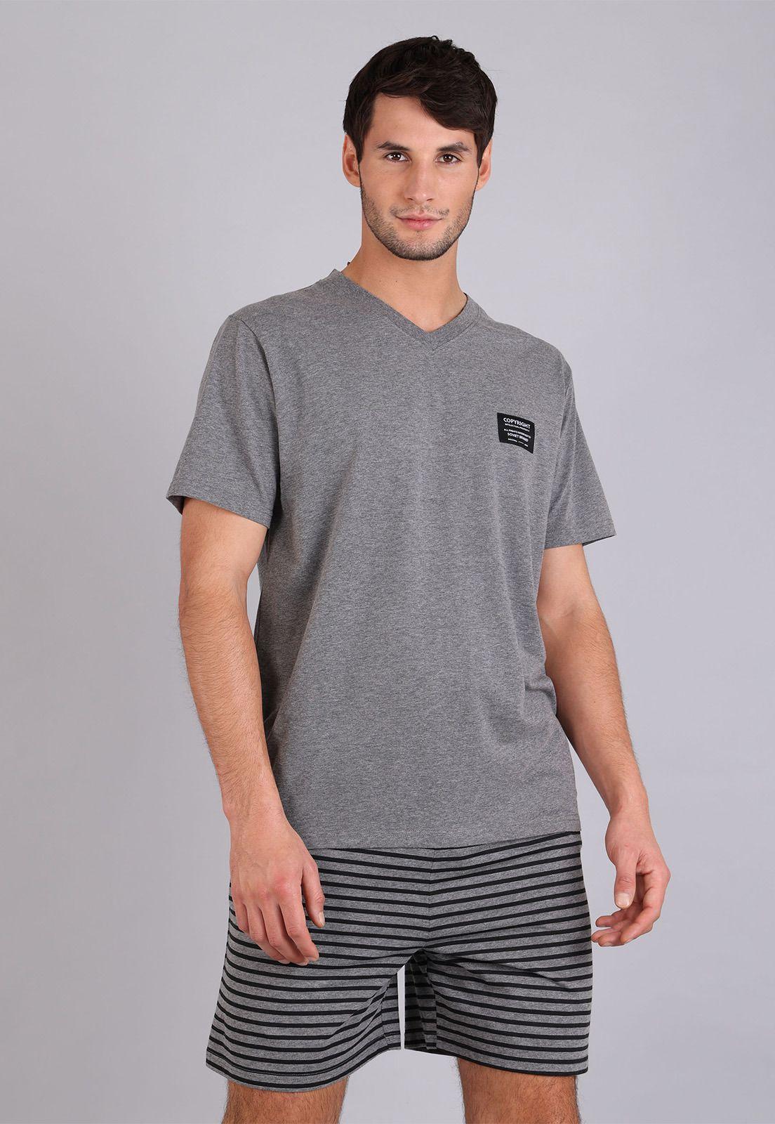 Pijama Corto Hombre Soviet SPH2405GR-0