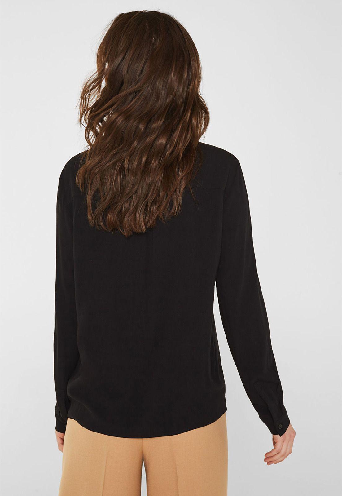 Blusa Camisera De Fino Crepé-1