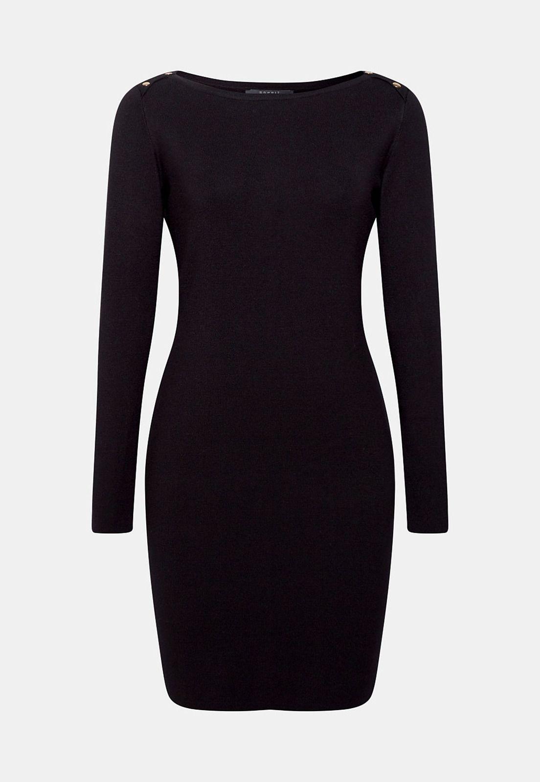 Vestido de tubo en punto fino-8