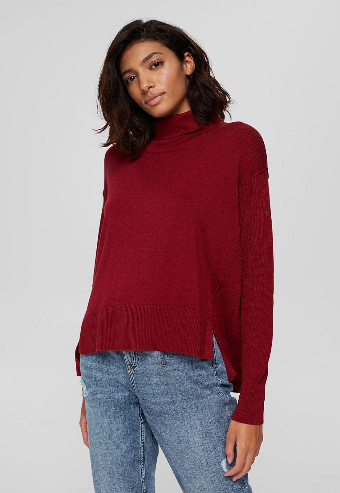 Sweater Con Cuello Alto Esprit-0