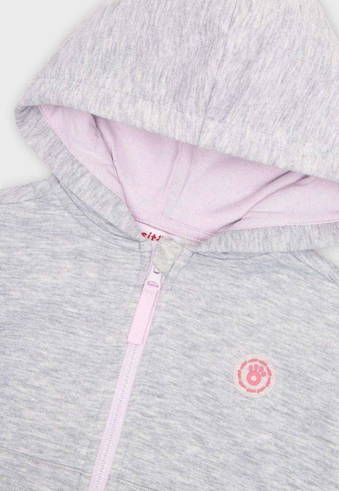 Poleron Niña Osito OPLAI11GR-2