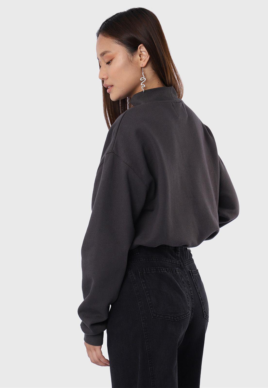 Polerón Crop Cuello Alto Soviet SPLMI20GR-3