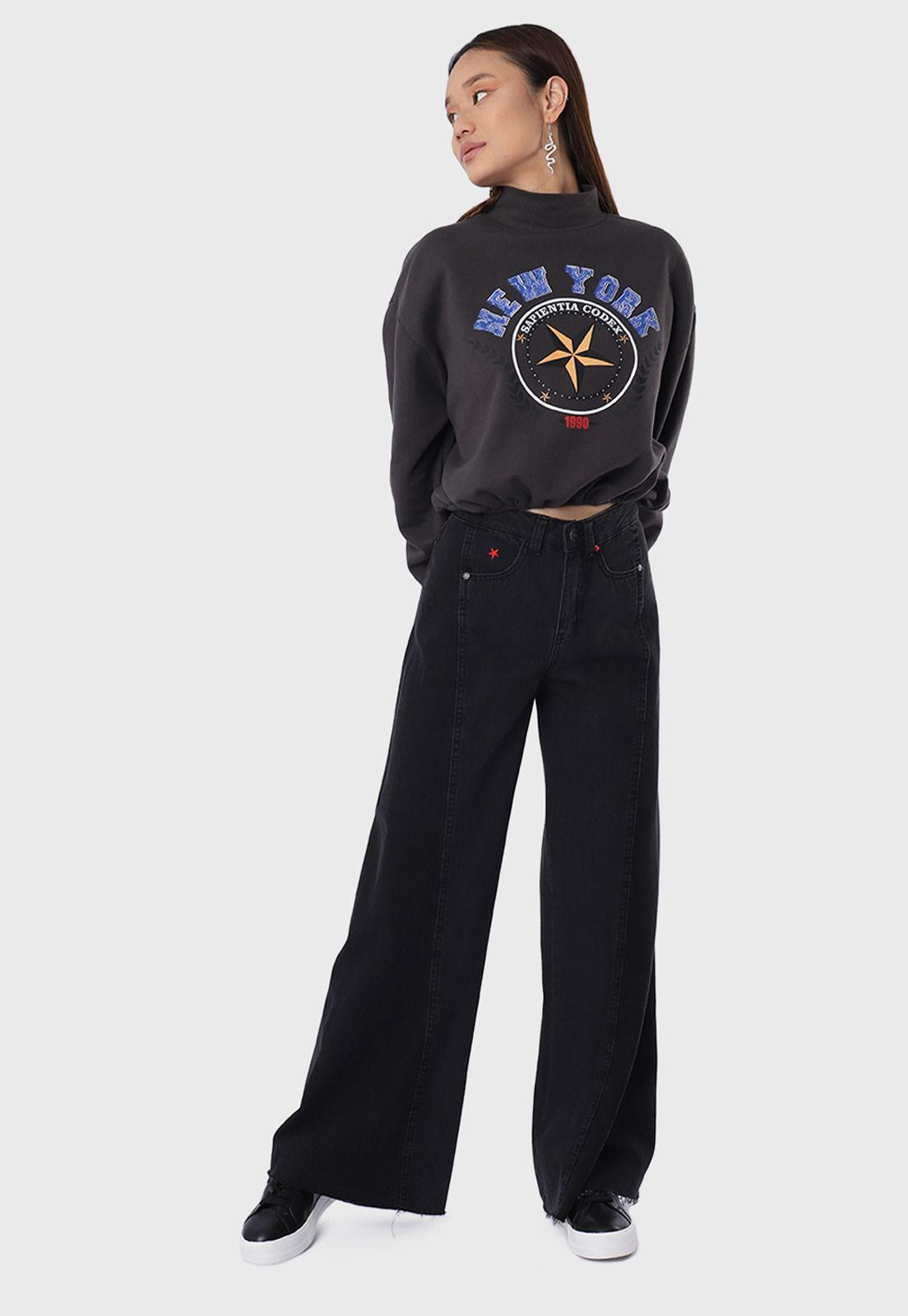 Polerón Crop Cuello Alto Soviet SPLMI20GR-6