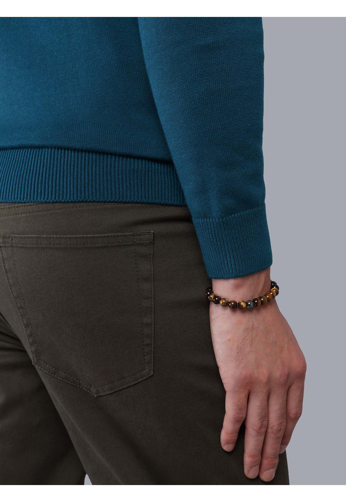 Sweater Cuello Redondo Regular Fit Petroleo Arrow SW33002PE-4