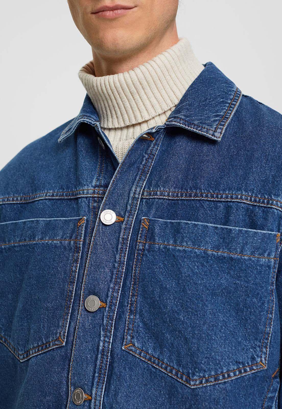 Chaqueta De Mezclilla Hombre Esprit-2