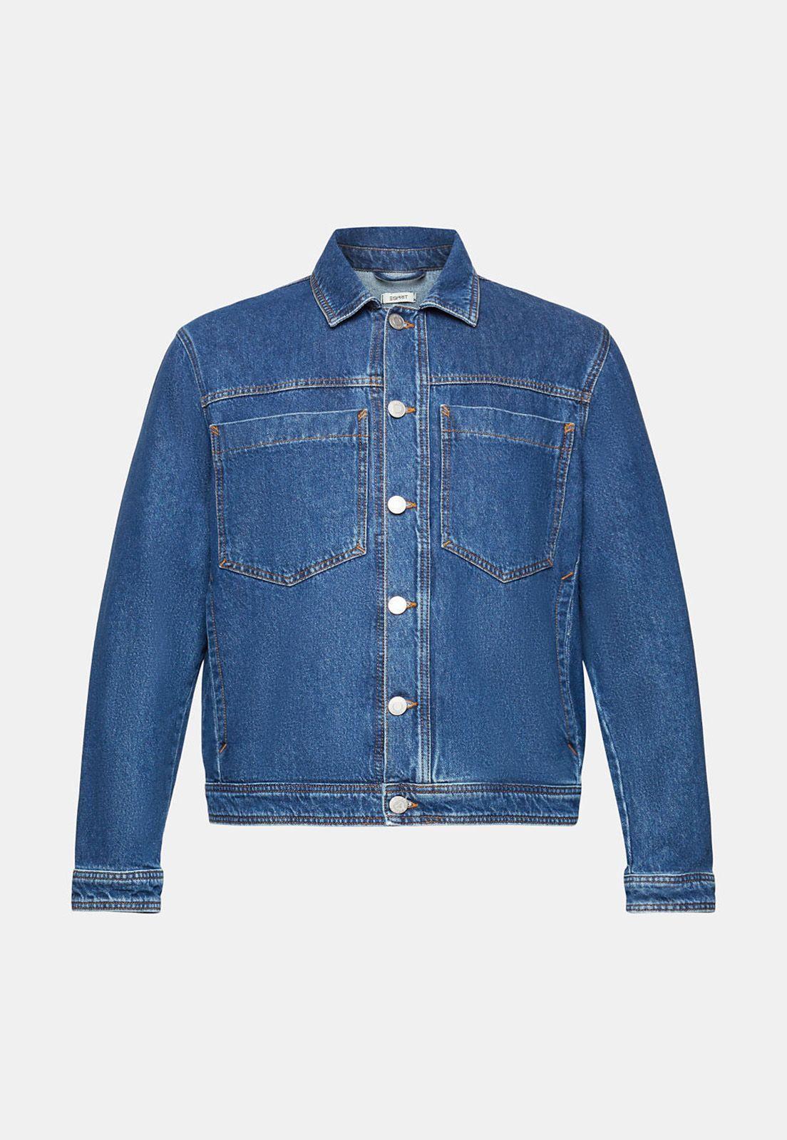 Chaqueta De Mezclilla Hombre Esprit-3