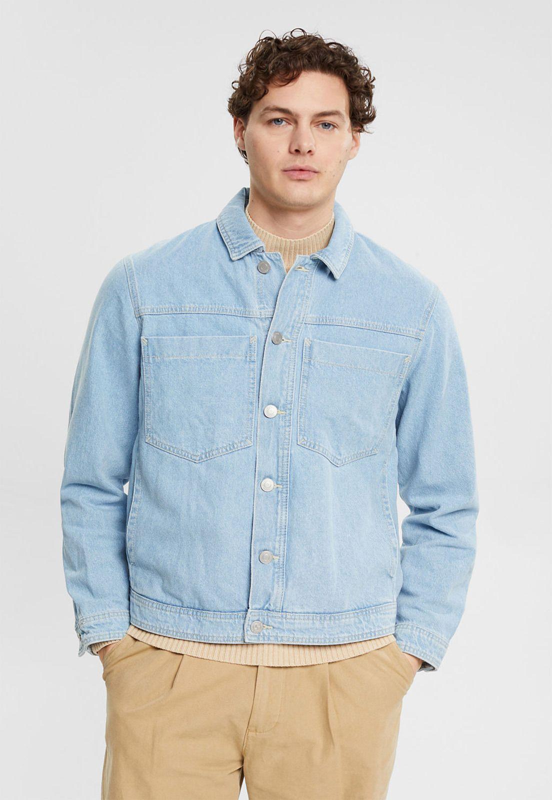 Chaqueta De Mezclilla Hombre Esprit-0