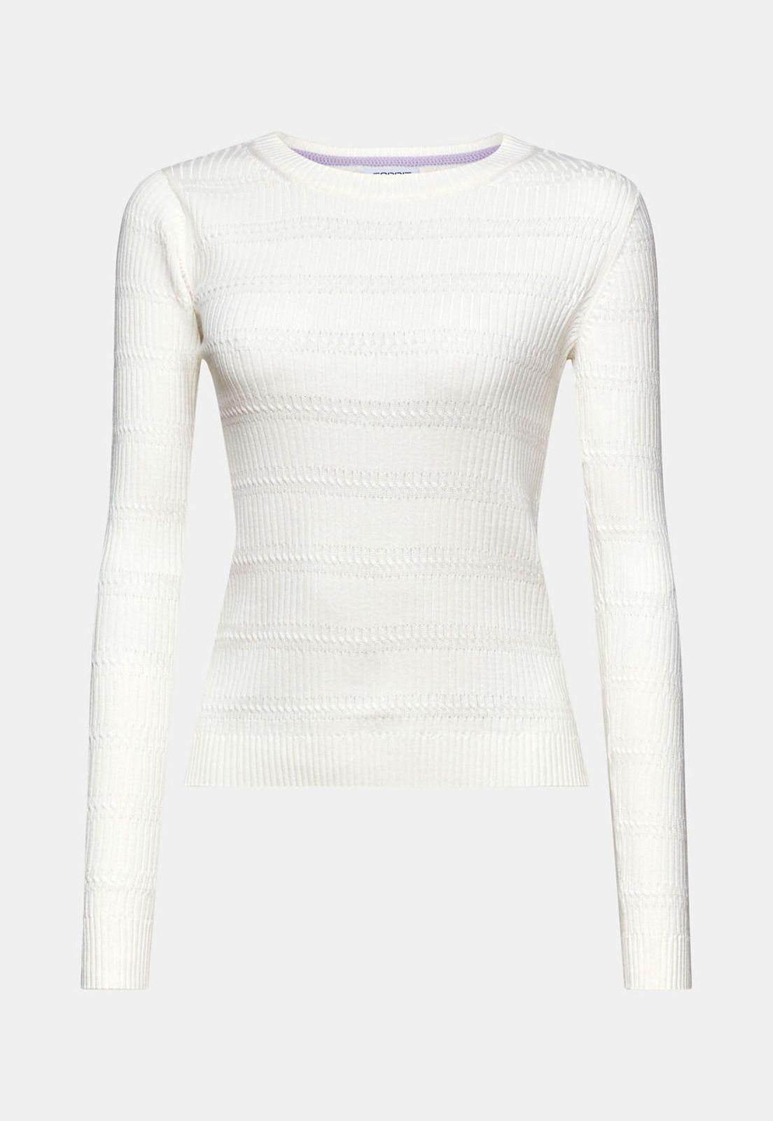 Sweater De Punto Cuello Redondo Mujer Esprit 024EE1I312-3