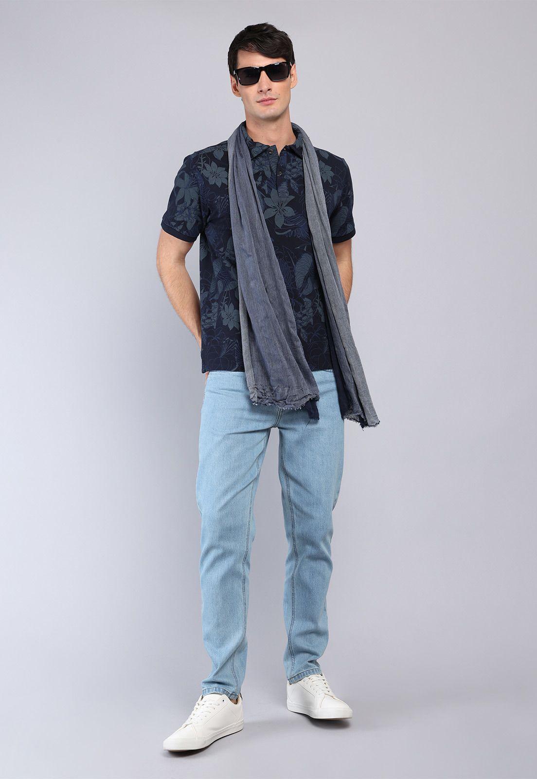 Polera Pique Print Arrow PO32023NB-3