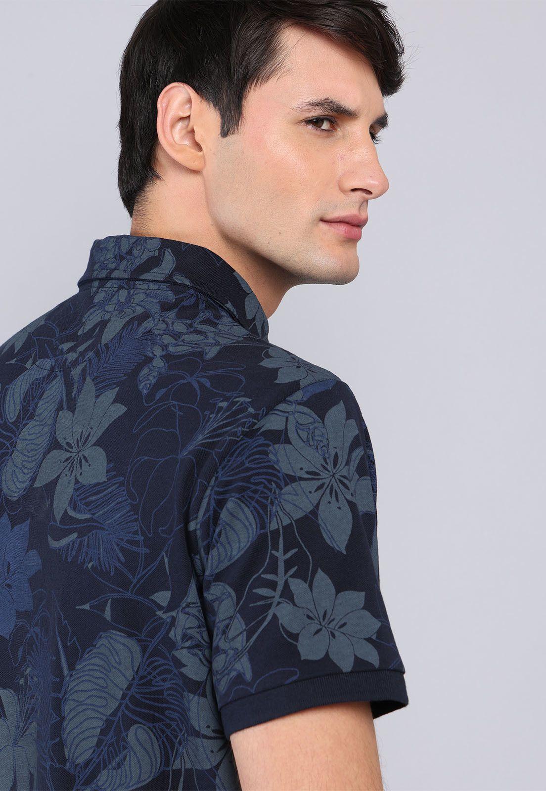 Polera Pique Print Arrow PO32023NB-4