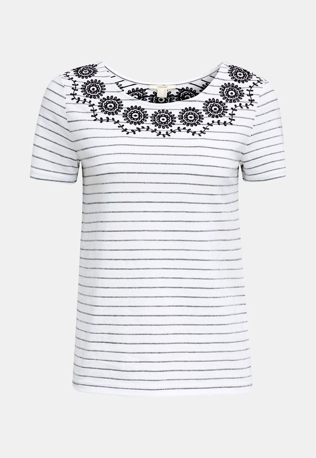 Polera rayas con bordado-3