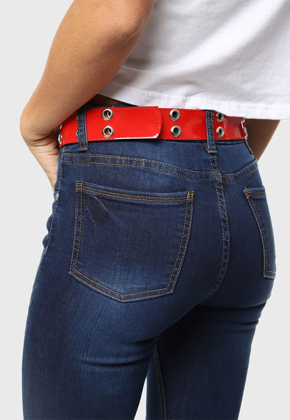 Jeans Slim Azul Marino-2