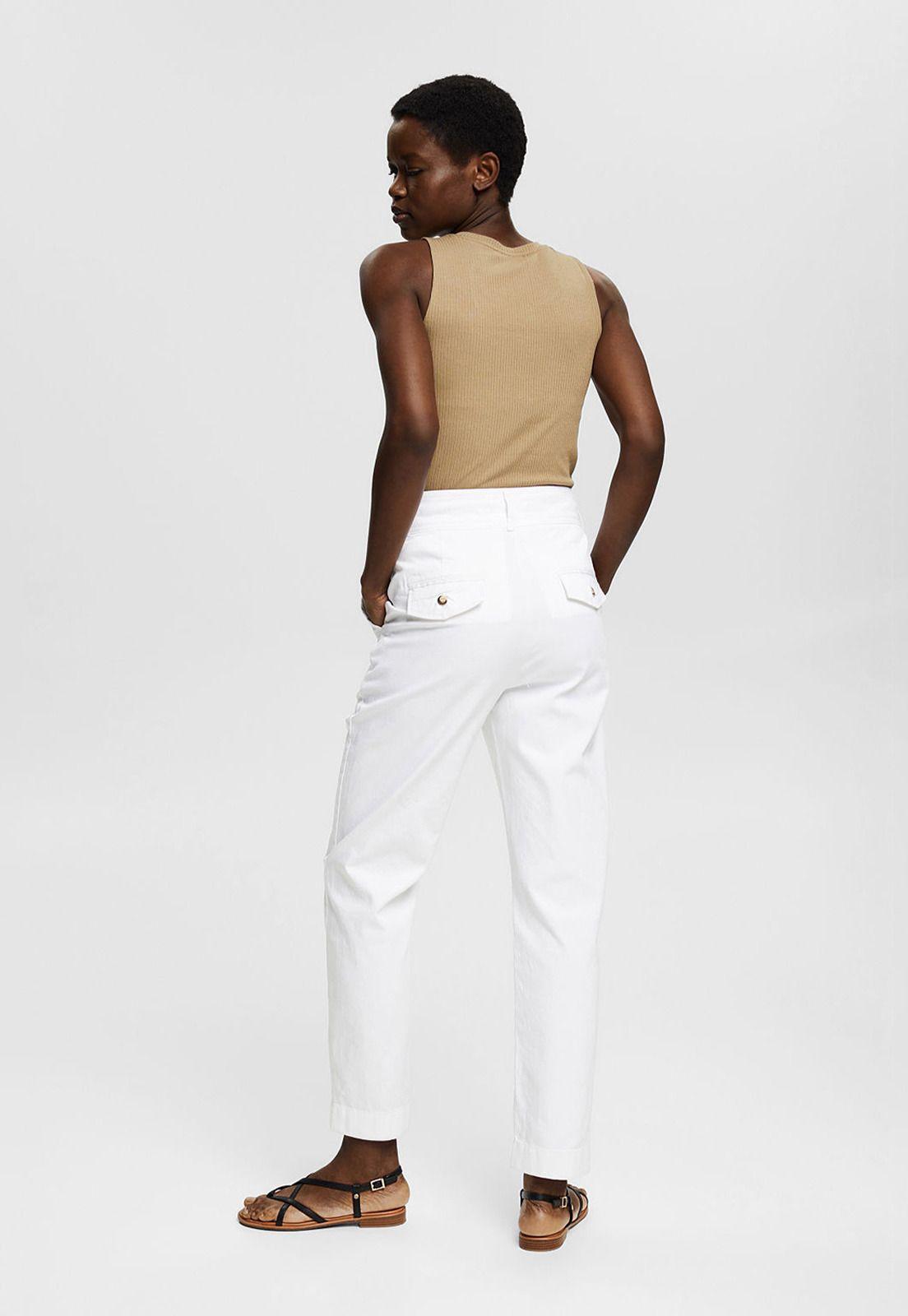 Pantalón De Cintura Alta Esprit-0