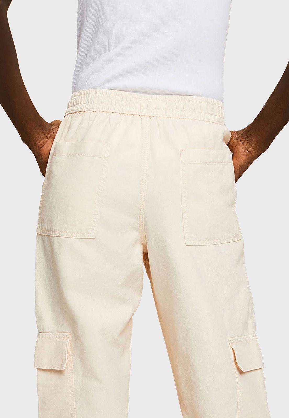Pantalón Cargo Frunce En Cintura Mujer Esprit 033EE1B331-2