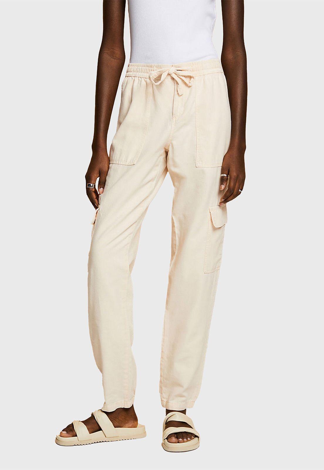 Pantalón Cargo Frunce En Cintura Mujer Esprit 033EE1B331-0