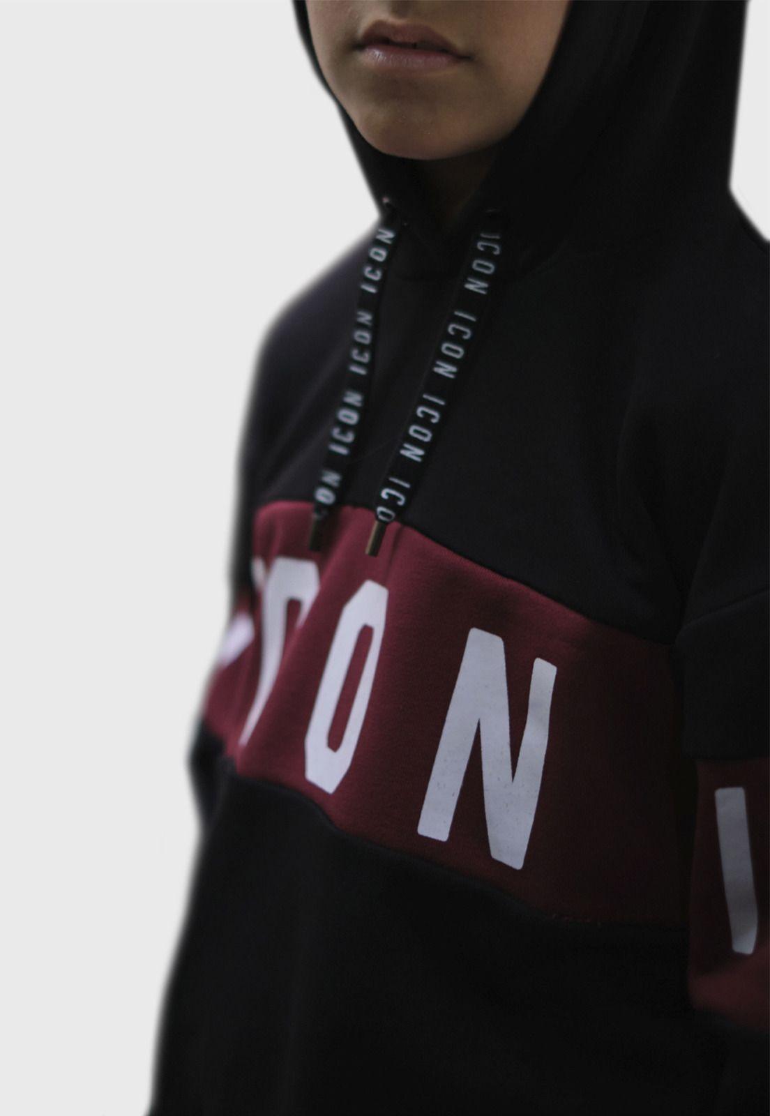 Poleron Con Capucha Unisex Kids Icon-2