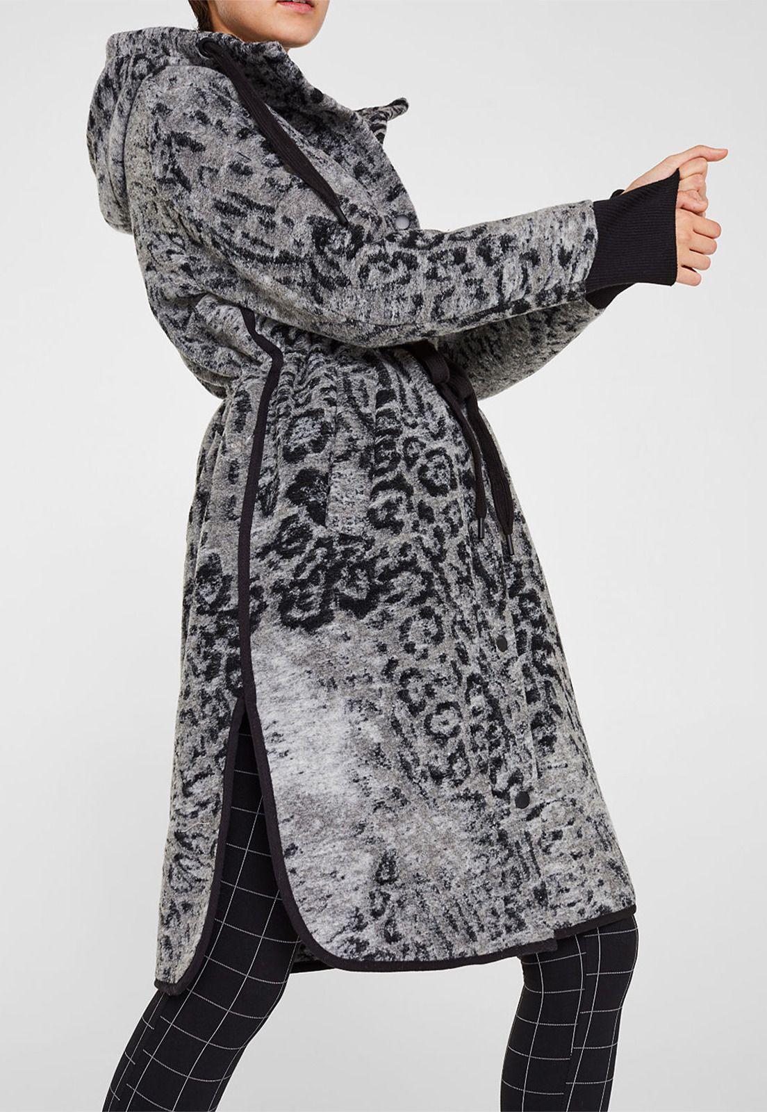 Abrigo Mujer Animal Print  Esprit-2