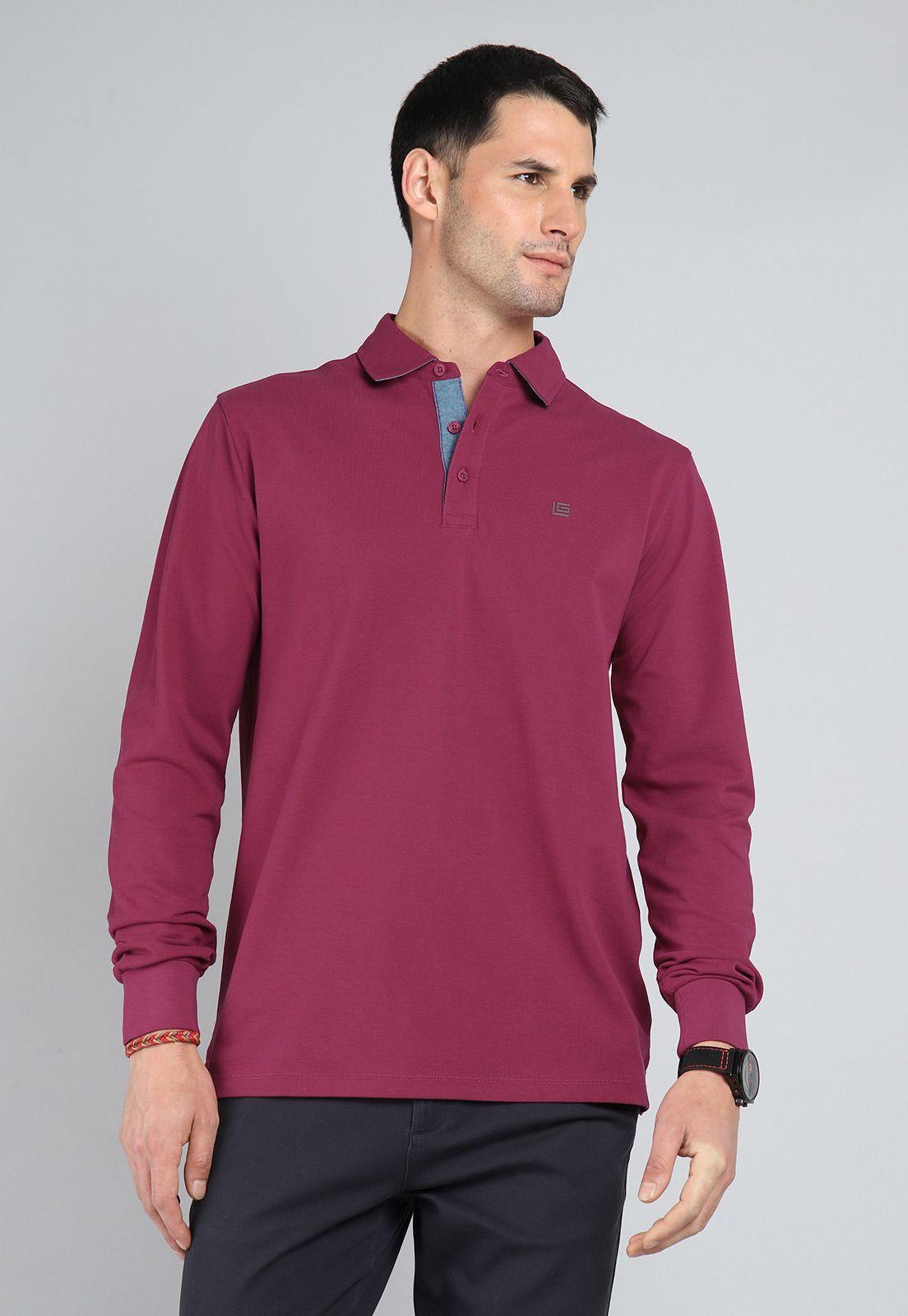 Polera Pique Manga Larga Guy Laroche GLBIK48GU-0