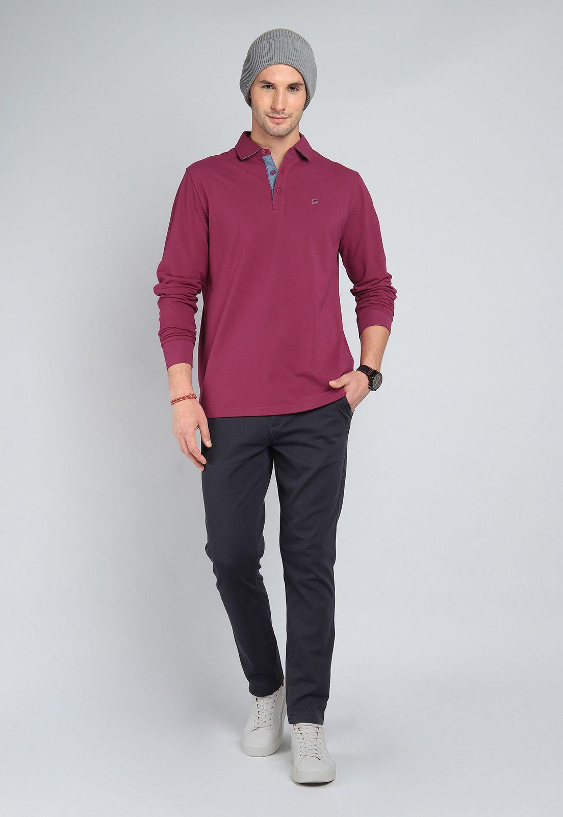 Polera Pique Manga Larga Guy Laroche GLBIK48GU-3