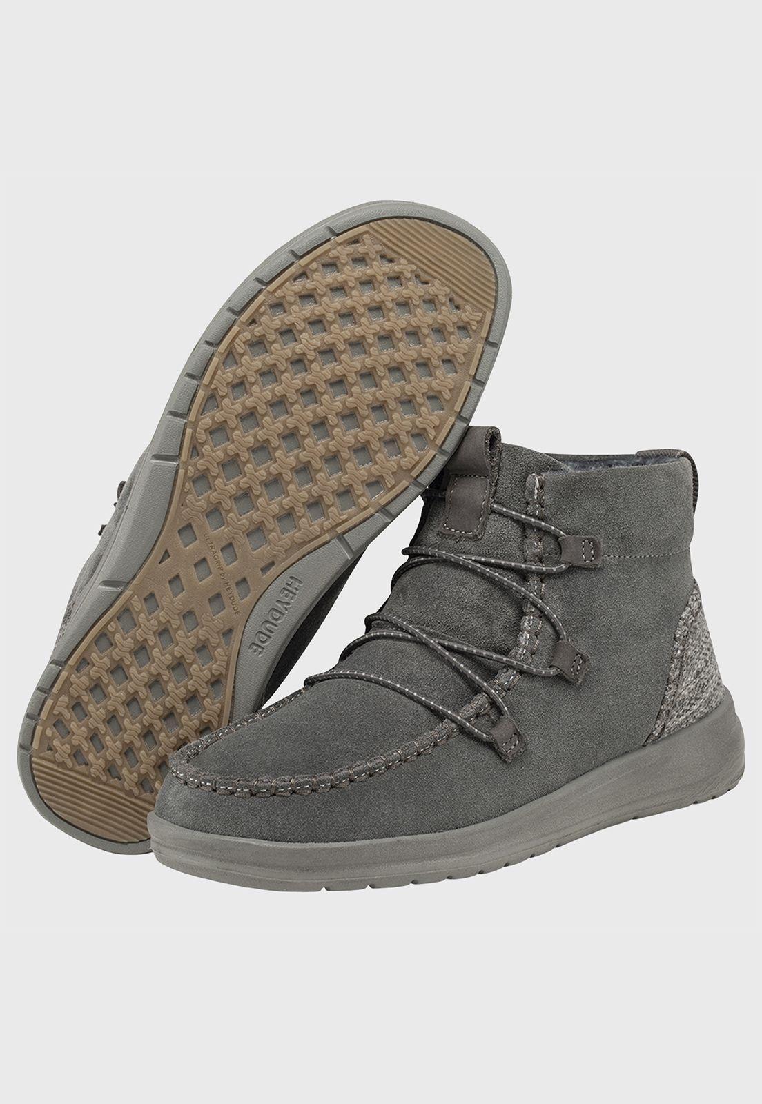 Botin Eloise Suede CarbónHeydude-2