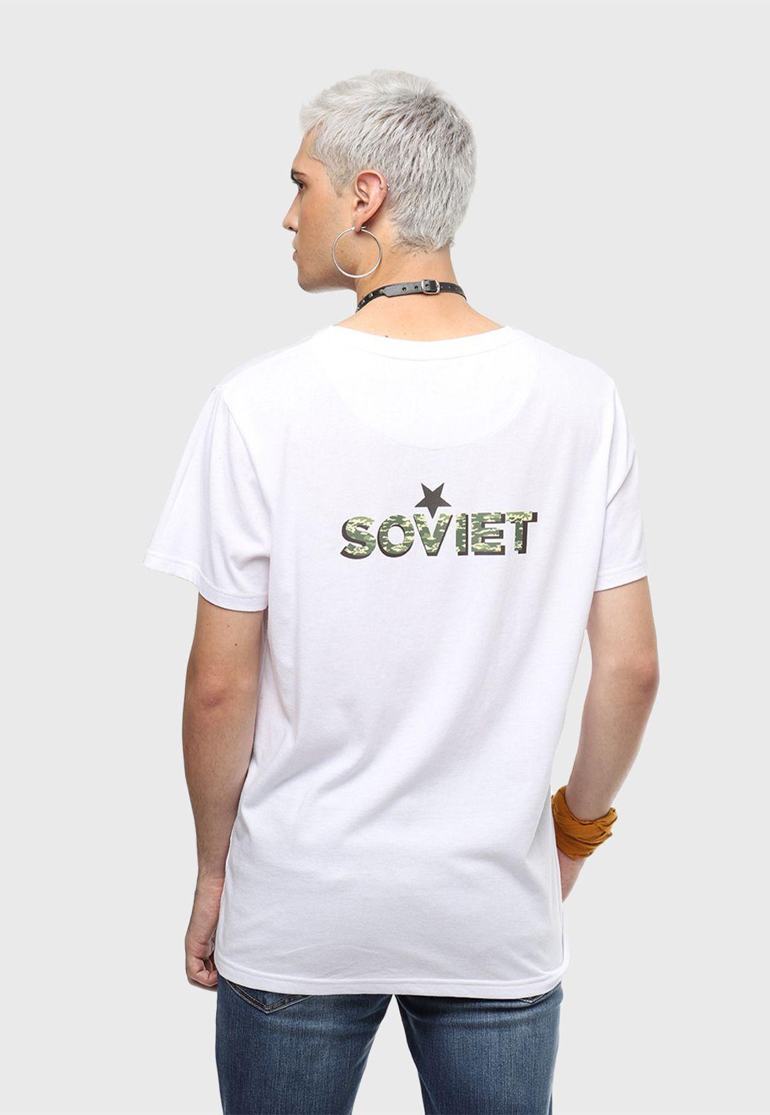 Polera Manga Corta Blanco Soviet SVPO249BL-1