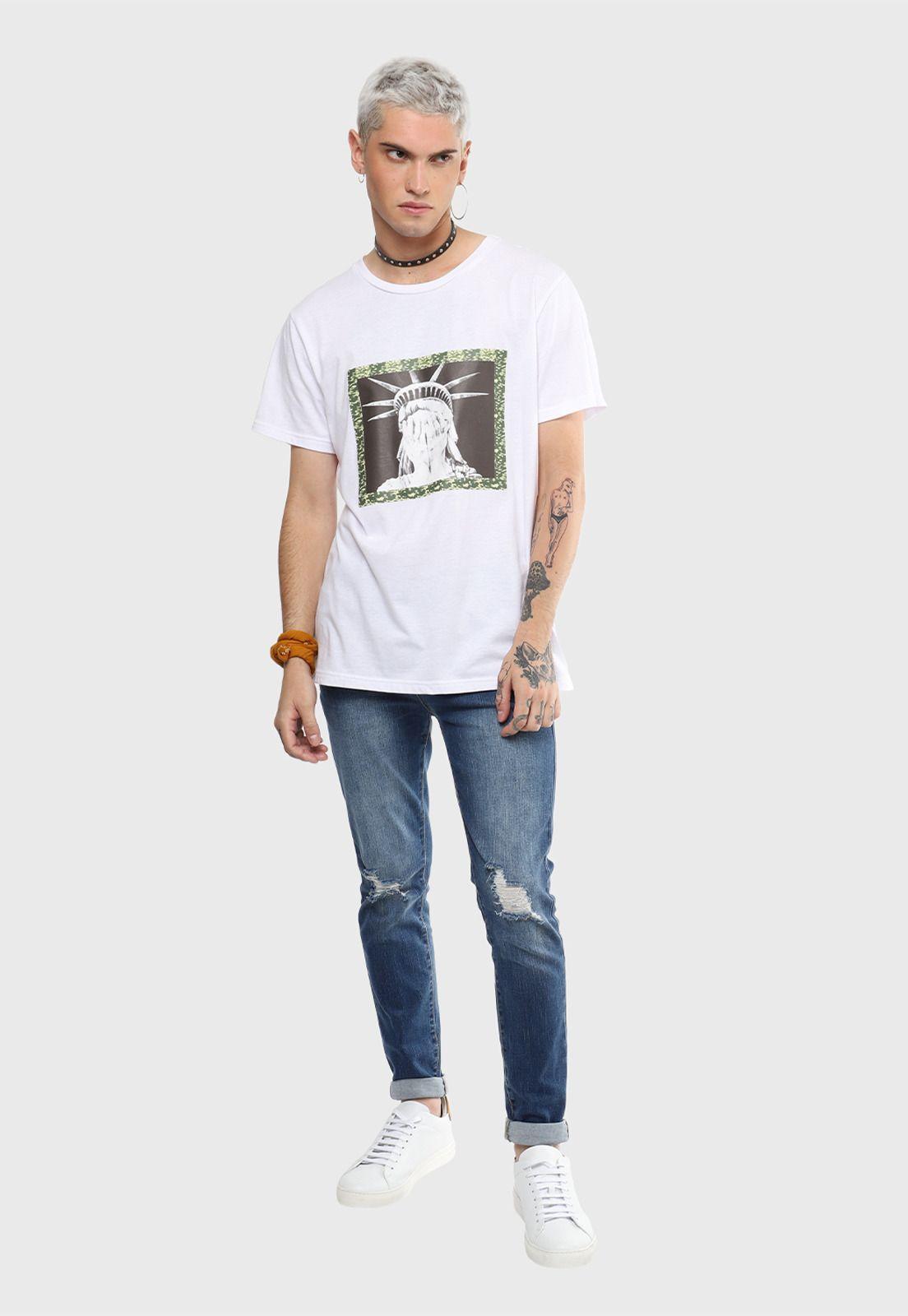 Polera Manga Corta Blanco Soviet SVPO249BL-3