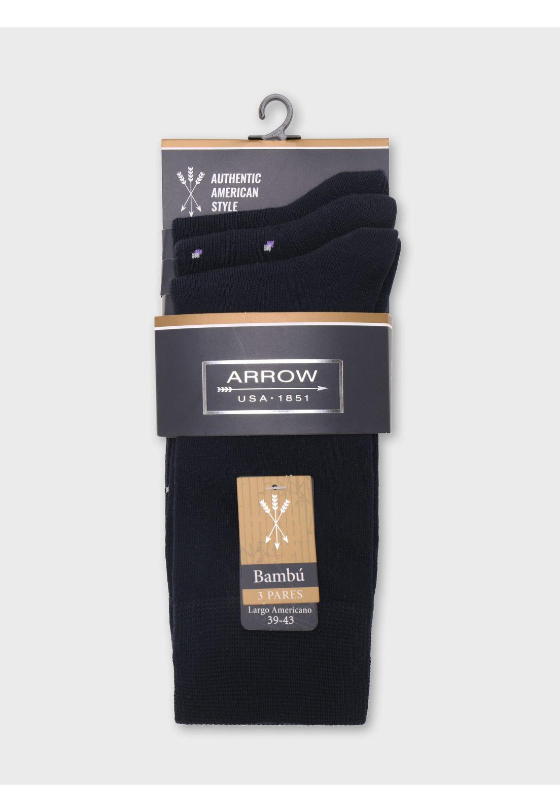 Calcetines Pack 3 Unidades Bambú Arrow CP32612AZ-6