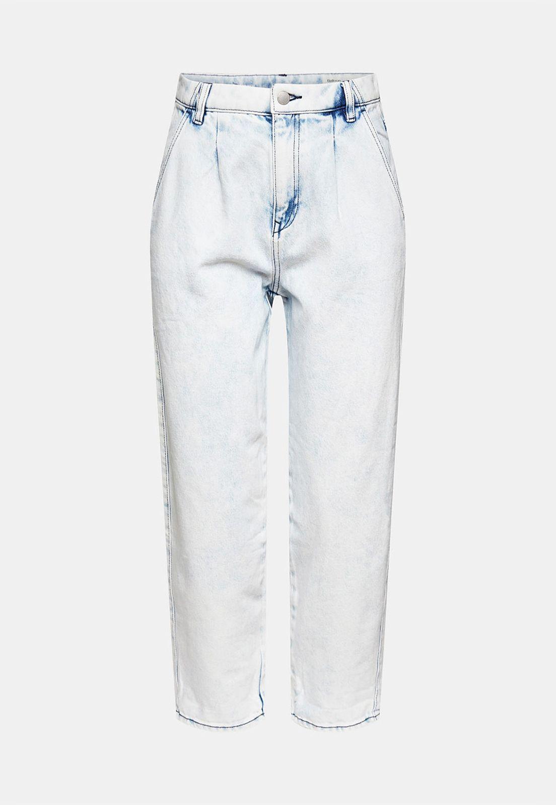 Jeans Con Pliegues En La Cintura Esprit-3