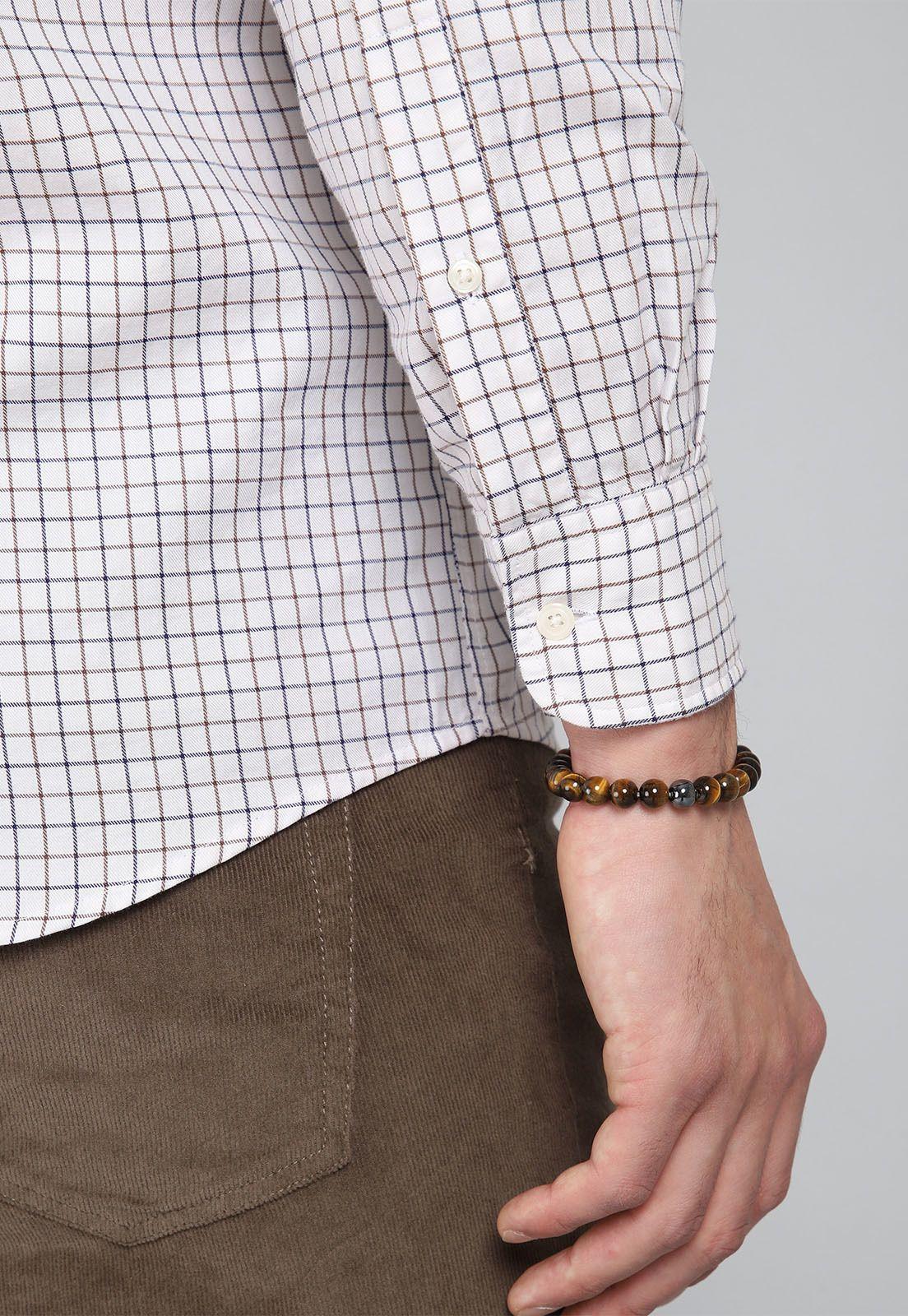 Camisa Cuadros Manga Larga Arrow CM31004AZ-5