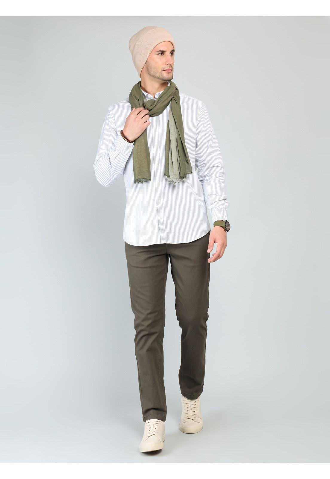 Camisa Oxford Spandex Regular fit Verde Arrow CM33002VE-3