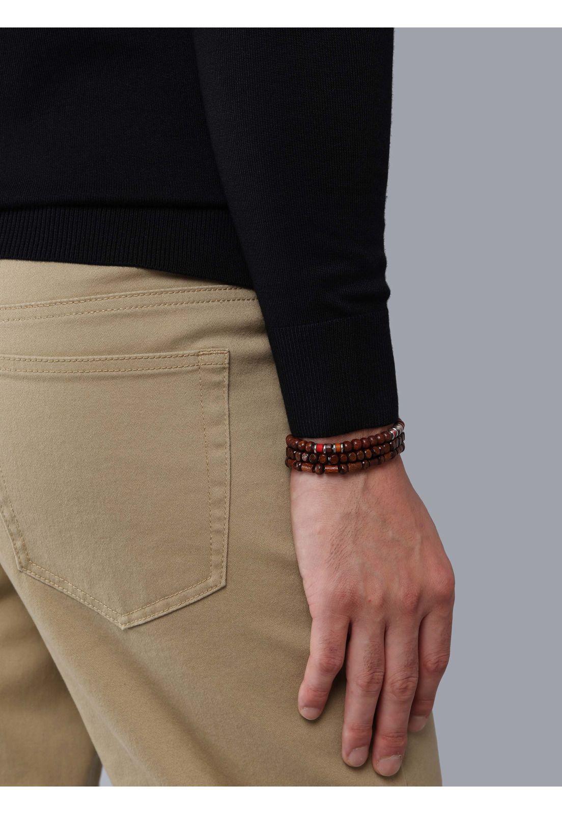 Sweater Cuello Redondo Regular Fit Negro Arrow SW33008NE-4