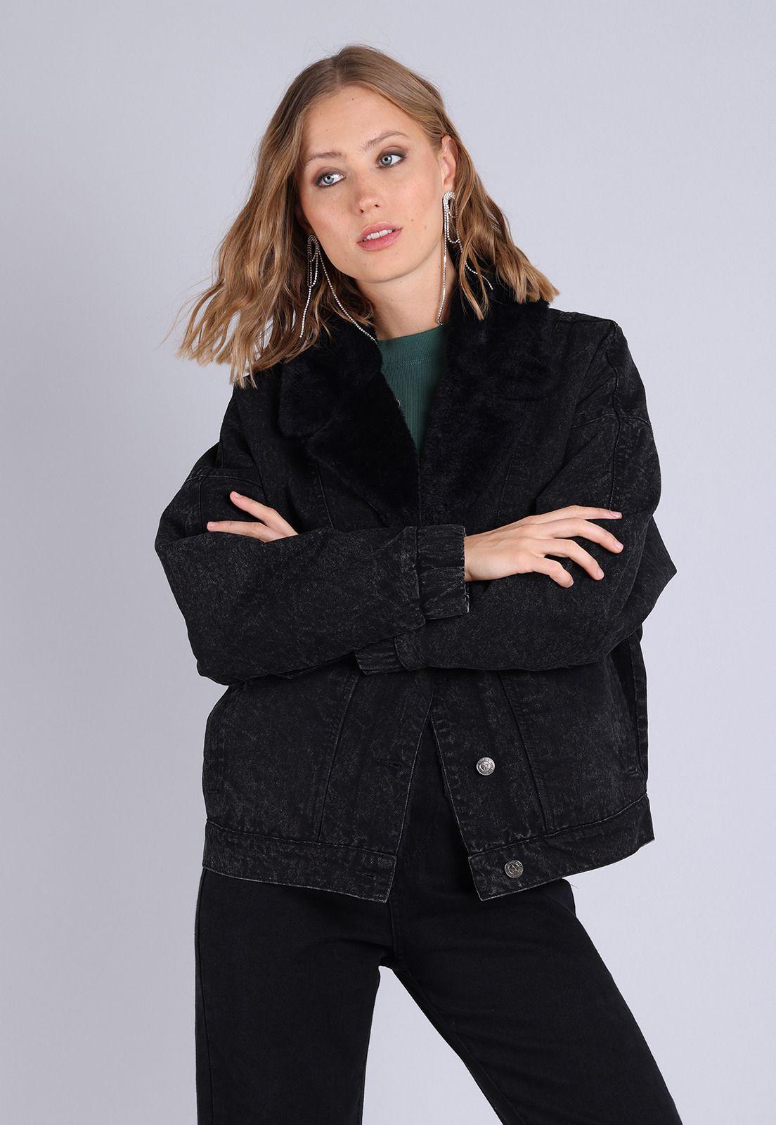 Chaqueta Denim Mujer Soviet AISMG03DE-4