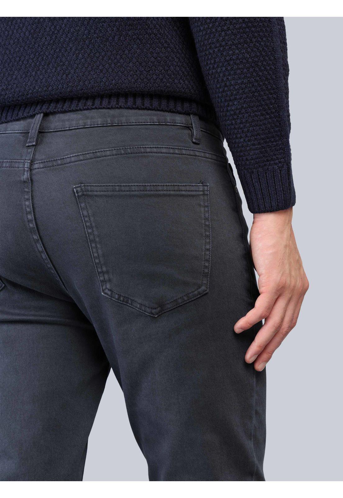 Pantalón Stone Wash Spandex Regular Fit Azul Marino Soviet SCIB050NB-4