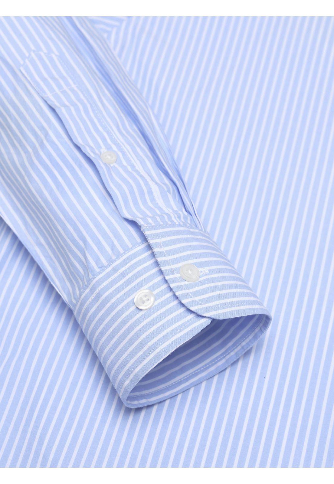 Camisa A Rayas Regular Fit Celeste Arrow CM34012CE-5