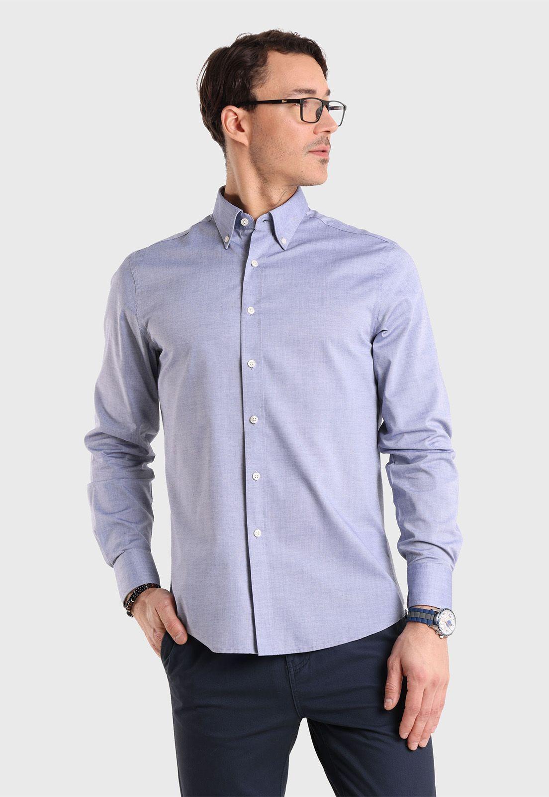 Camisa Básica Cuello con Botón Guy Laroche-0