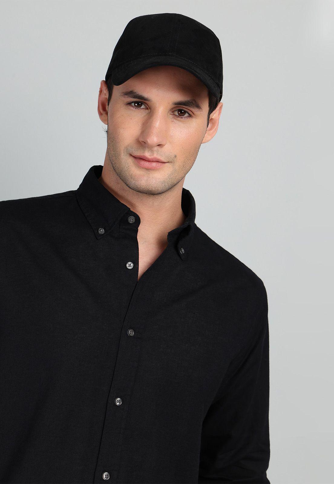 Camisa De Lino y Algodón Arrow CM32050NE-2