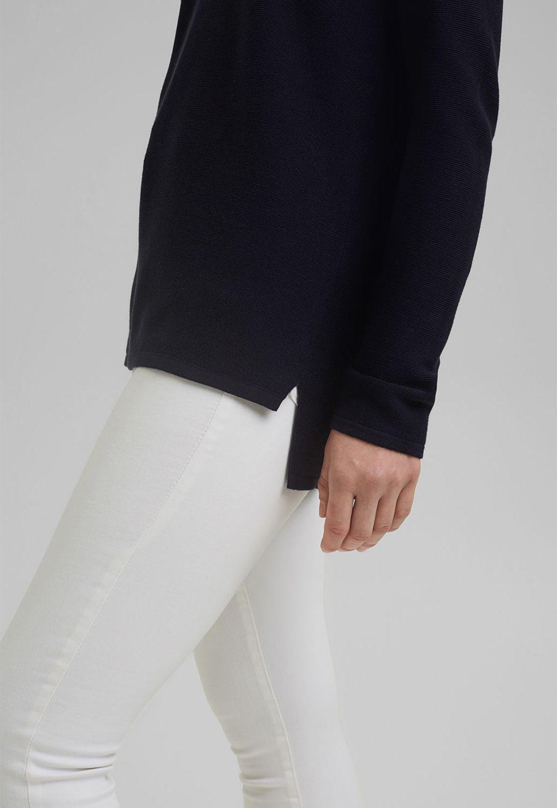 Sweater Mujer Cuello V De Algodón Ecológico Esprit-2