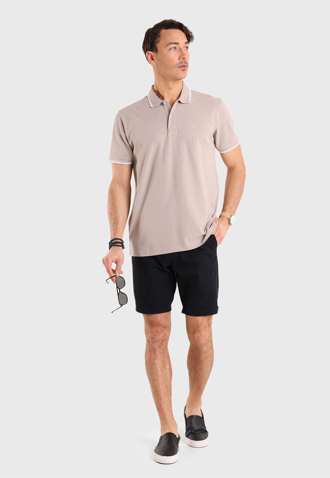 Polera Piqué Manga Corta Guy Laroche-3