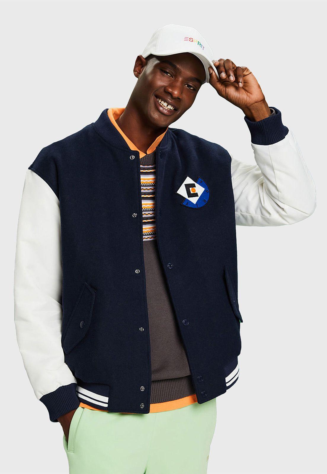 Chaqueta Estilo Universitario Hombre Esprit-0