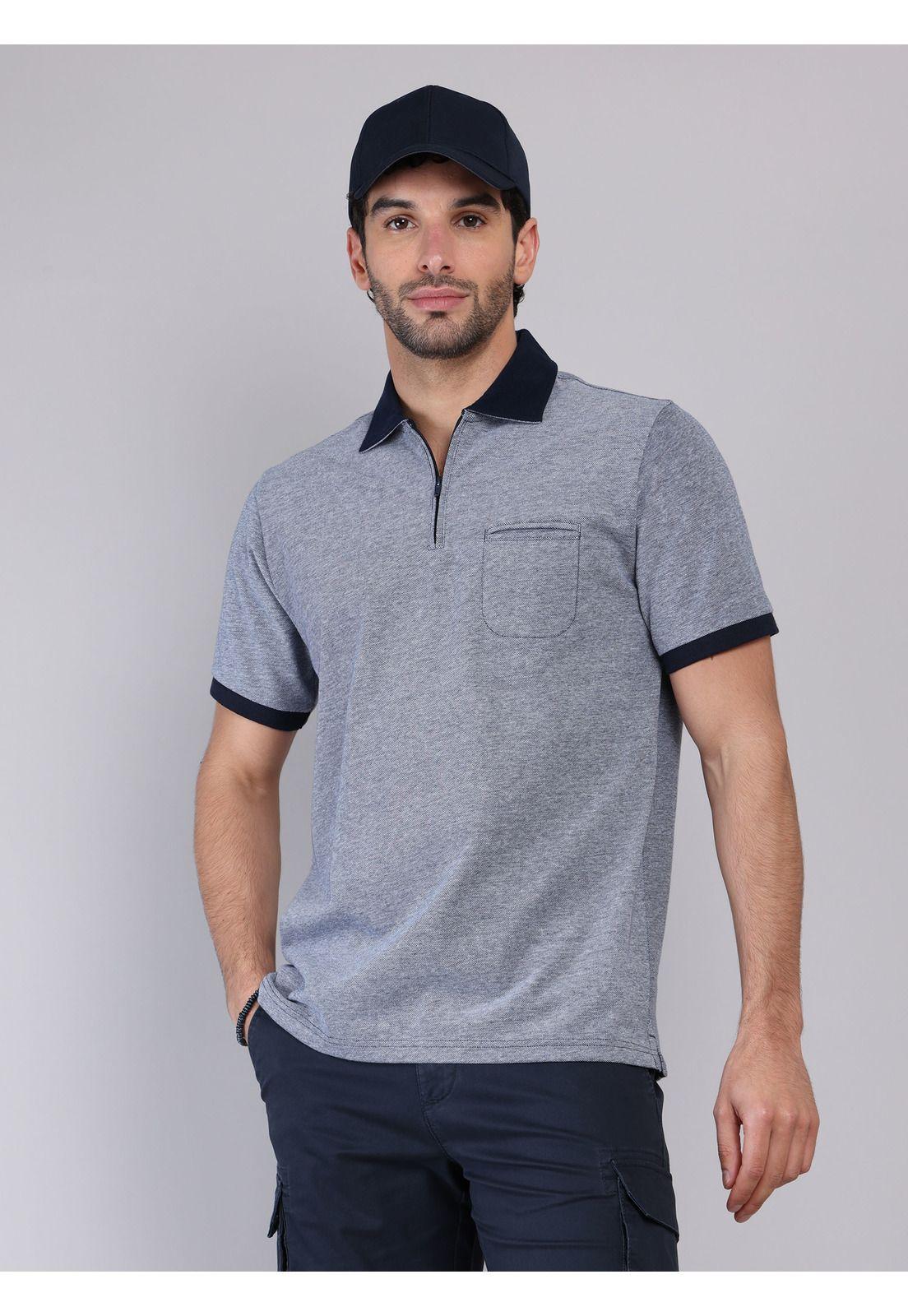 Polera Pique Melange Piero Butti-0