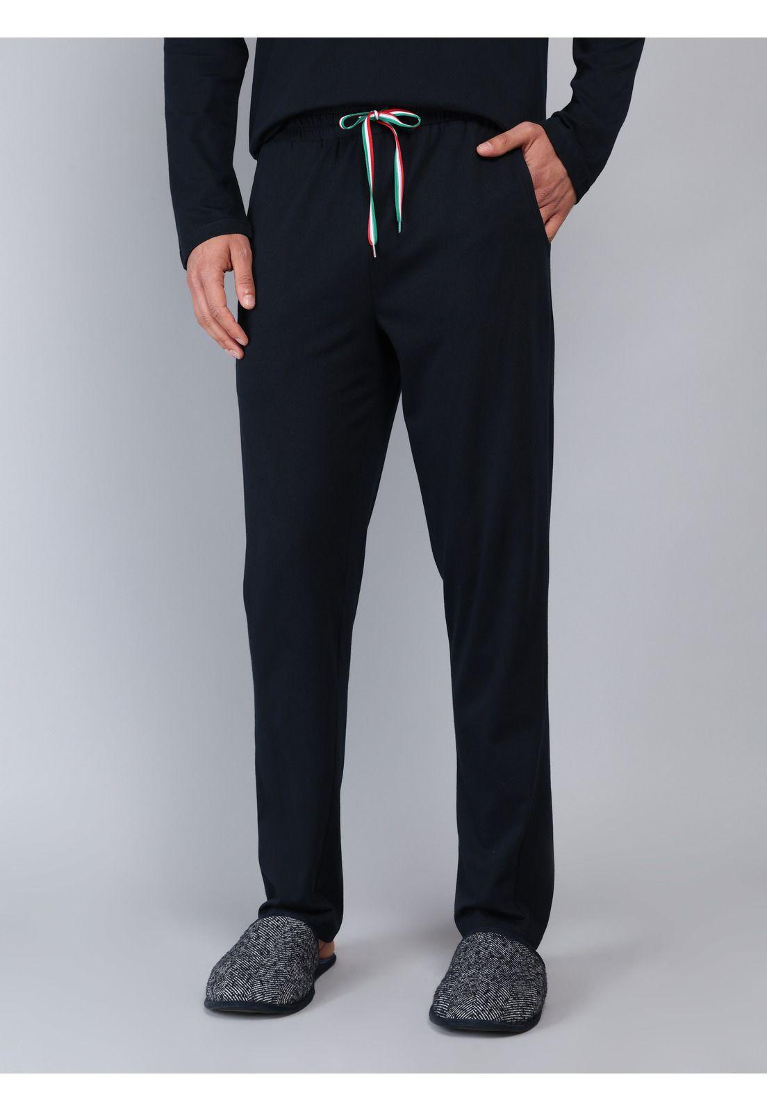 Pijama Largo Regular Fit Azul Piero Butti PBCIP01AZ-4