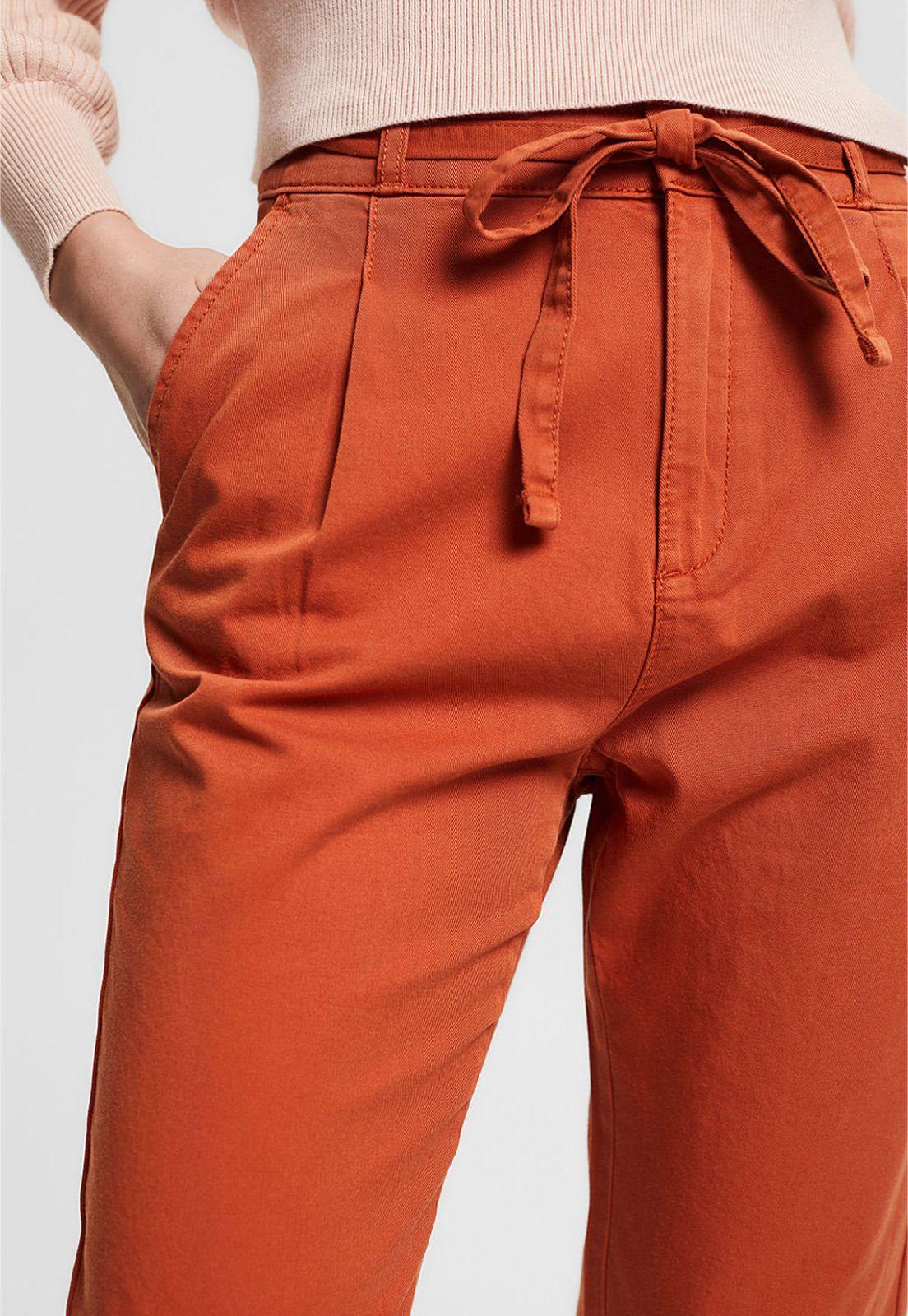 Pantalón Chino Esprit Azul marino-4